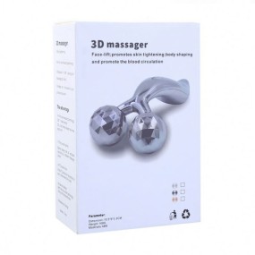 定制私人标签100%天然粉红色的脸与盒玉辊玫瑰石英