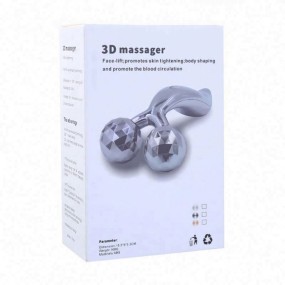 工厂太阳能一秒钟开关按摩苗条，放松颈部面部按摩辊