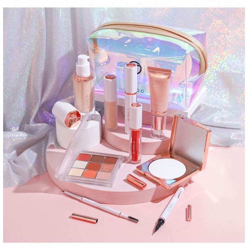 Long Wearing Waterproof Traveling Makeup Kit Gift Set Popular With Anti Water Bag O Portable Cosmetics