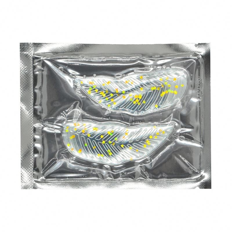 Oem Private Label New Products Hydrogel Collagen Patch Glitter Moisturizing and Anti-fatigue Leaf Eye Mask