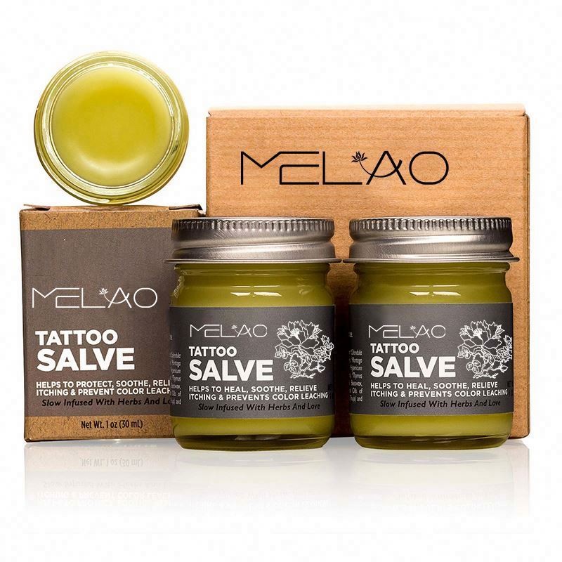 Tattoo Salve Cream OEM Private Label Natural Organic Recovery Aftercare Moisturizer Premium Healing Ointment Tattoo Salve Cream