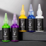 Oem Melao专业制造商混合快速渗透彩色定制标志黑色紫色纹身墨水