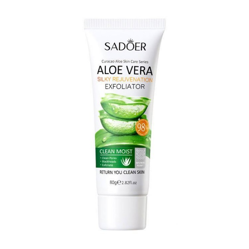 Oem Oem Moisturizing Brightening and Removing Dead Skin Gel Scrub Aloe Vera Silky Rejuvenation Exfoliator