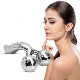 Best Quality Handheld 3D Wooden Facial Massager Roller Natural Stone for Home Massage Facelift and Skin Rejuvenation Features