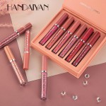 HANDAIYAN哑光唇膏套装6色防水批发定制自有品牌纯素化妆品