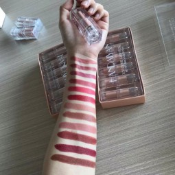 HANDAIYAN品牌拥有者哑光口红冰透明管裸素彩妆化妆品OEM标志