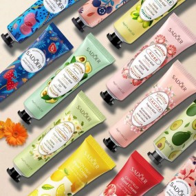 Hand Whitening Cream  BIOAQUA Factory Natural Blueberry Strawberry Moisturizing Anti Aging Skin Care