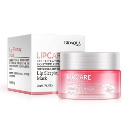 工厂Oem BIOAQUA折扣现在私人标签保湿胶原蛋白睡美人粉红色唇膜
