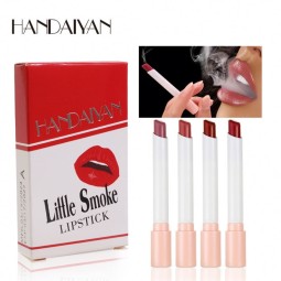 HANDAIYAN批发管口红设计4色集化妆天鹅绒唇彩OEM个性礼品集