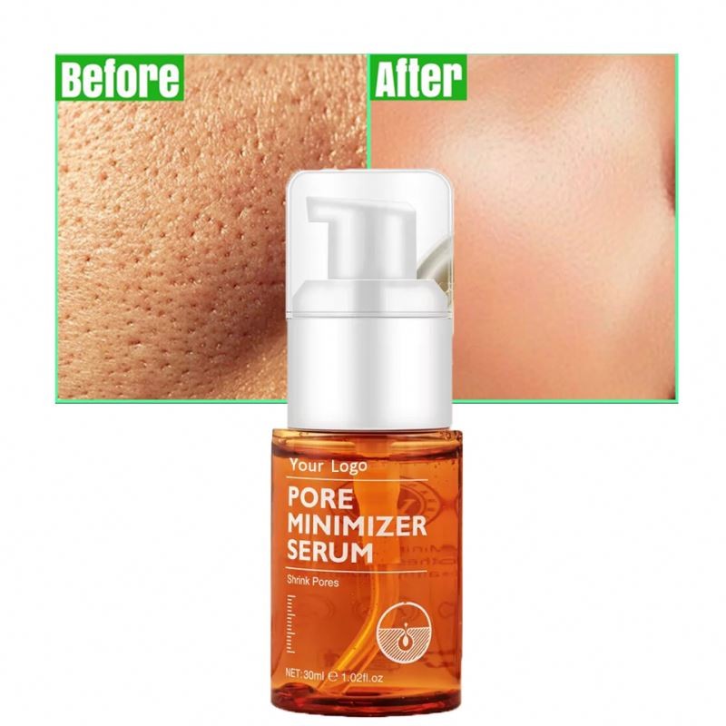 factory Custom Private Label Blackhead Remover Shrink Cleaner Pore Minimizer Pores OEM ODM Face Wrinkle Skin Care Serum