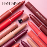 HANDAIYAN哑光唇色蜡笔12支套装口红唇线笔内置卷笔刀防水彩妆化妆品