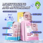 OEM BIOAQUA自有品牌视黄醇胶原蛋白美白抗衰老保湿洁面美容天然面膜片