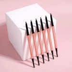 Oem O.Two.O私人标签6色热销防水薄定义素食眉毛3D金眉笔