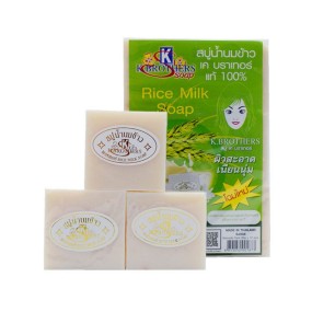k Brother Rice White Original Wholesale Handmade Milk Soap for Whitening