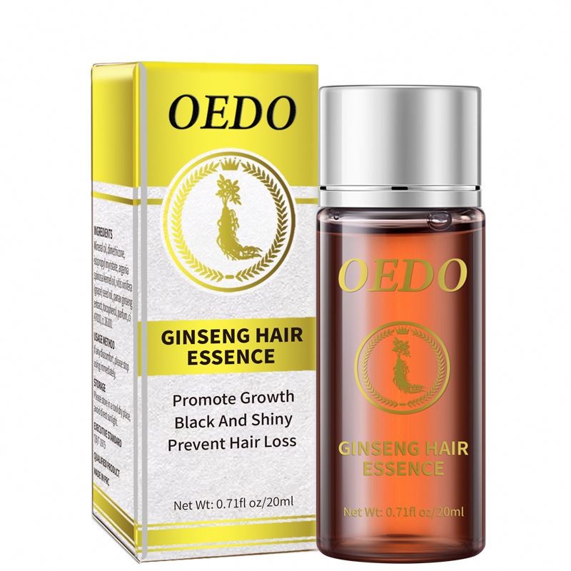 Oem OEDO Ginseng Prevent Loss Essential Oil Hair Growth Black and Shines Repair Hair-root Moist Nourishing Serum