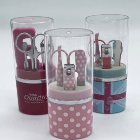 工厂批发18件玫瑰金指甲刀集不锈钢美容工具的婴儿