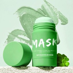 私人品牌去除黑头清洁棒皮肤护理出售绿茶粘土面膜Sti