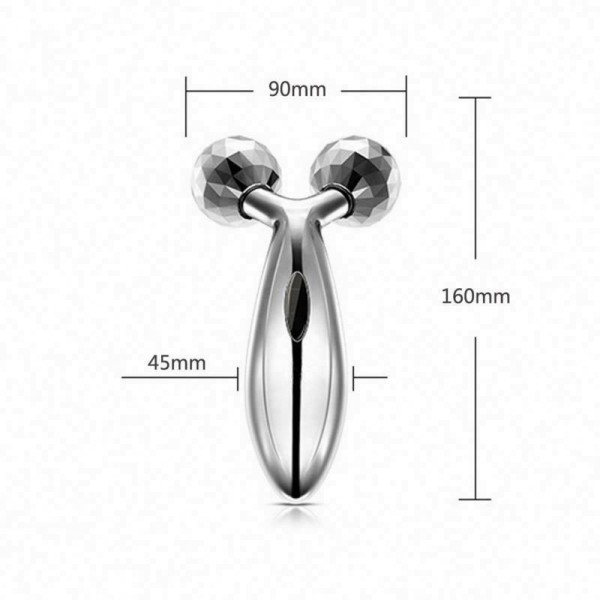 工厂自有品牌定制logo y形小脸型3d按摩面部滚轮按摩器