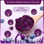 Natural Plant Bilberry Lutein Gummies for Eye Health and Night Vision Clarification Adult Vitamin Not for Newborns