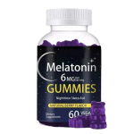Natural Herbal Melatonin Gummies with Ashwagandha Deep Sleep Daily Relaxation Aid Adult Vitamin Gummy Dosage