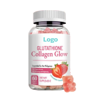 Custom Glutathione Collagen Gummies Whitening Antioxidant Functional Gummies Bear Shape