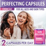 Private Label Glutathione Capsules Collagen L-Glutathione Vitamin C Skin Whitening Brightening Manufacturer Wholesale