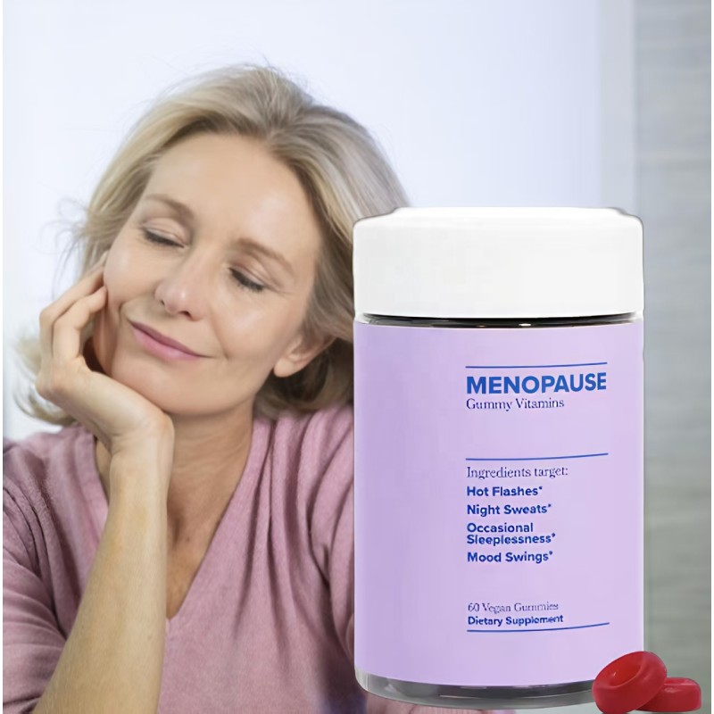Female Hormone Support Gummies Vitamin Balance Hormone Levels Relieve Night Sweats Hot Flashes Bad Mood - Adult