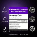 Non-GMO Gluten-Free White Kidney Bean Extract Weight Loss Capsules Night Fat Burner with Metabolism Support Herbal Supplement