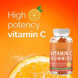 Manufacturer Wholesale Immune Support Vitamin C Gummies Nutrient-Rich Dietary Supplement
