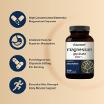 Adult Immune Booster Sleep Supplement Vegan Halal Magnesium Glycinate Capsules OEM ODM Private Label