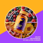 Adult Eye Health Supplement Lutein Zeaxanthin Gummies Naturally Improve Vision and Bright Eyes