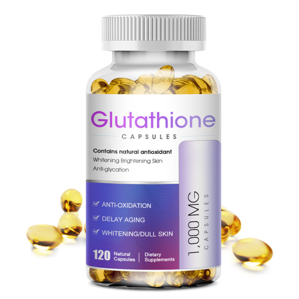 Female Glutathione Fish Oil 120 Soft Capsules Beauty Product Detox & Antioxidant Boost Adult Immunity