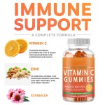 Manufacturer Wholesale Immune Support Vitamin C Gummies Nutrient-Rich Dietary Supplement