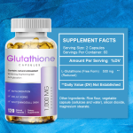 Female Glutathione Fish Oil 120 Soft Capsules Beauty Product Detox & Antioxidant Boost Adult Immunity