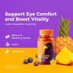 Adult Eye Health Supplement Lutein Zeaxanthin Gummies Naturally Improve Vision and Bright Eyes