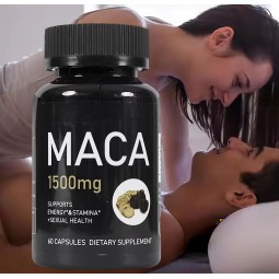 Maca Ginseng Antioxidant Health Supplement Capsules Male Adult Male Energy Powder