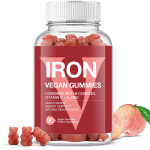 Natural Plant Extract Vegan Iron Gummies with Psyllium Seed Vitamin for Adult Immune Support