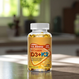 High Efficacy Calcium and Vitamin D3 Soft Capsules Adult Immune Health Support with Strong Bones and Teeth