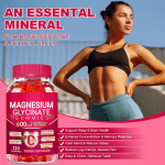 Private Label Sugar-Free Magnesium Glycinate Gummies Vitamin Gummies Sleep Supplement with Calcium Potassium Vitamin Complex