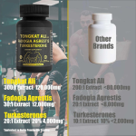 Tongkat Ali Male Libido Enhancement Capsules Adult Male Enhancer Boost Energy & Promote Stamina Herbal Supplement