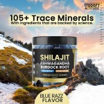 Shilajit Ashwagandha Burdock Root Gummies Health Supplement Boost Energy and Improve Memory
