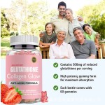 Herbal Supplement Glutathione Gummies with Collagen Spot Removal Anti-Aging Beneficial Beauty Product
