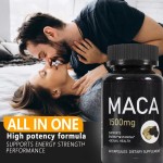 Maca Ginseng Antioxidant Health Supplement Capsules Male Adult Male Energy Powder