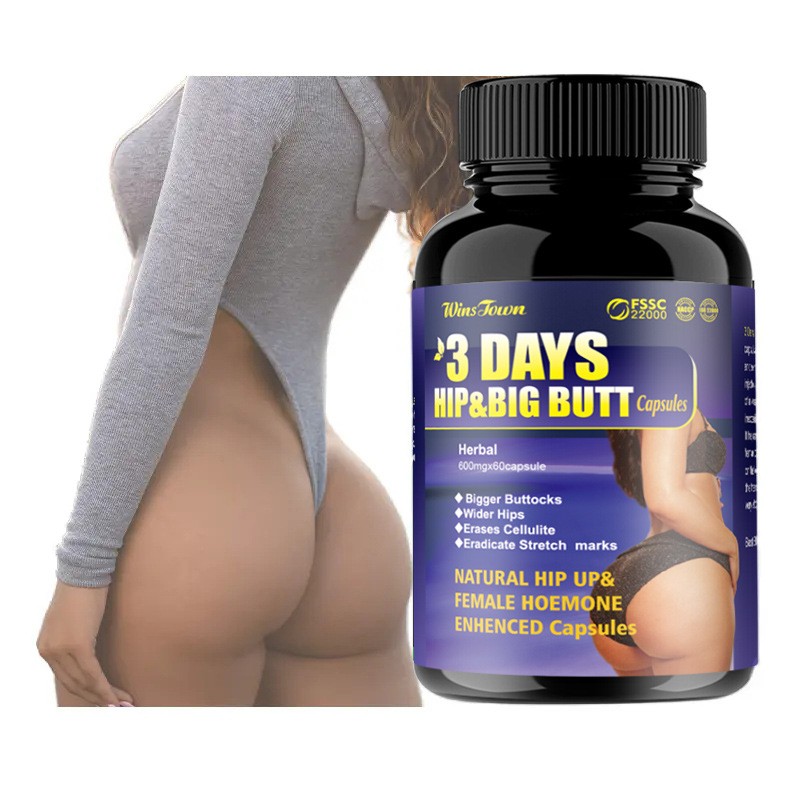 OEM Factory Supply Pure Natural Buttocks Herbal Extract Capsules for Female Buttocks Enlargement Herbal Supplement