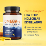 OEM Natural Omega-3 Fish Oil Capsules Custom Formula Adult Brain Health and Beauty GMP Certified
