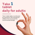 Adult Vegan Iron Tablets Enhanced Absorption Energy Support Psyllium Seed Herbal Supplement Mineral Product