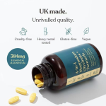 OEM 4-in-1 Magnesium Glycinate and Turmeric Capsules Herbal Supplement for Stress Relief and Sleep Aid