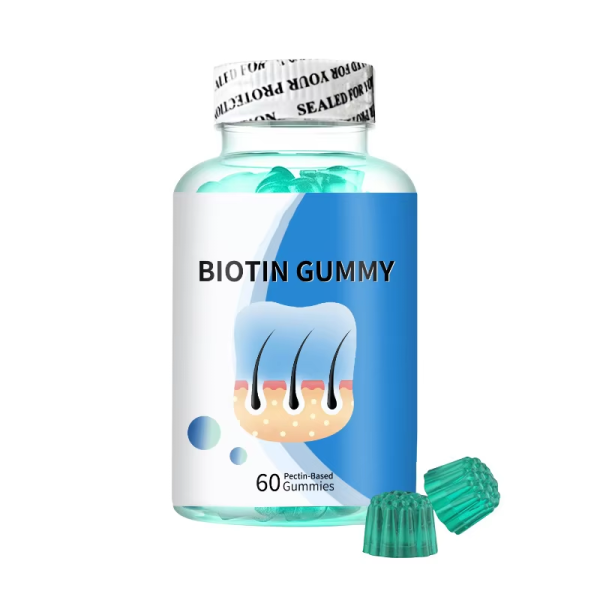 Biotin Supplement Gummies Sugar-Free Vitamin Healthy Hair Growth Reduce Shedding and Enhance Vitality Adult