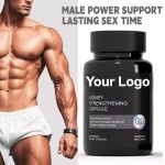 OEM Private Label Pure Natural Maca Root 30 Capsules Male Enhancement Herbal Supplement Plus Male Capsules
