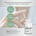 OEM Natural Magnesium Glycinate Capsules for Adult Sleep Supplement